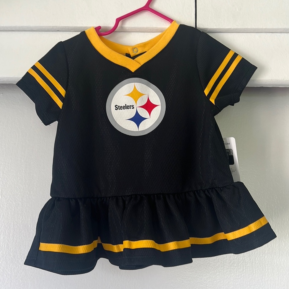 NWT Steelers Dress 18 months